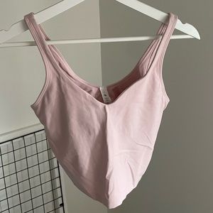 Lululemon, size 4, colour strawberry milkshake, align tank top